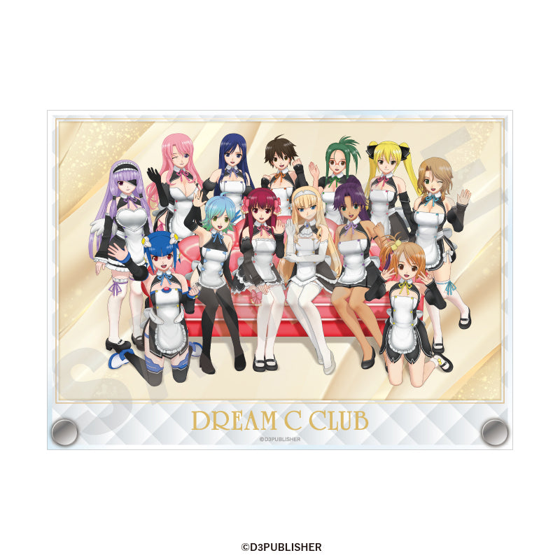 ドリームクラブZERO のグッズ、アクリルプレートの画像です