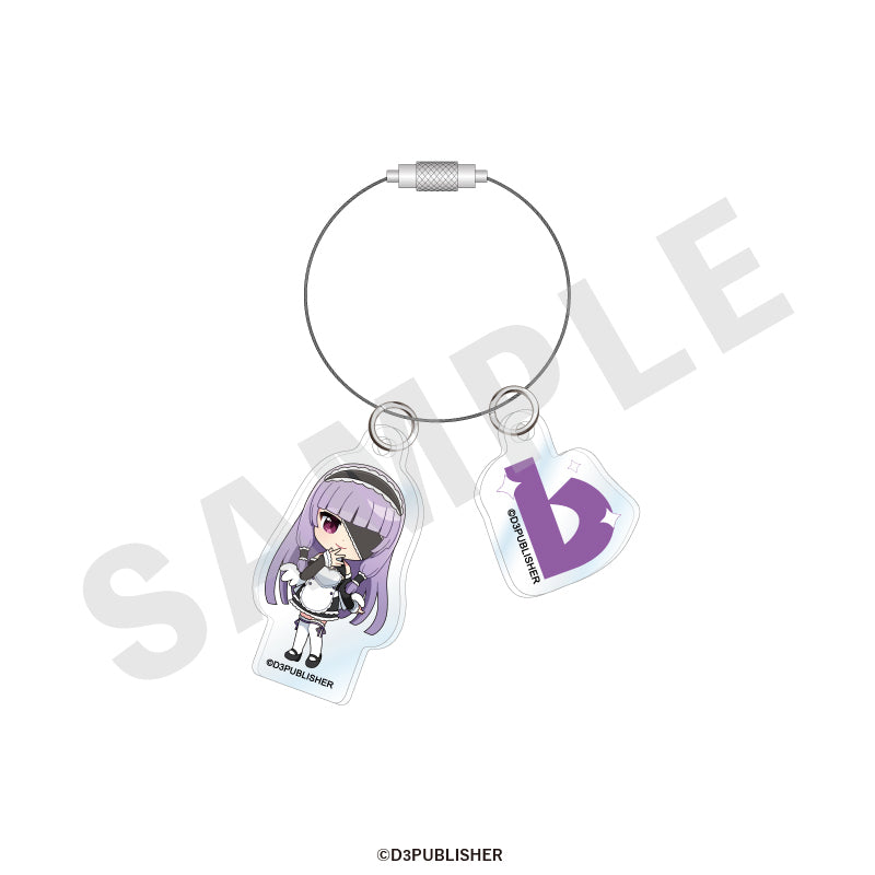 ドリームクラブZERO のグッズ、魔璃のアクリルキーホルダーの画像です