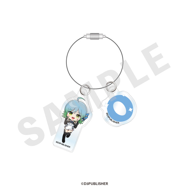 ドリームクラブZERO のグッズ、ノノノのアクリルキーホルダーの画像です