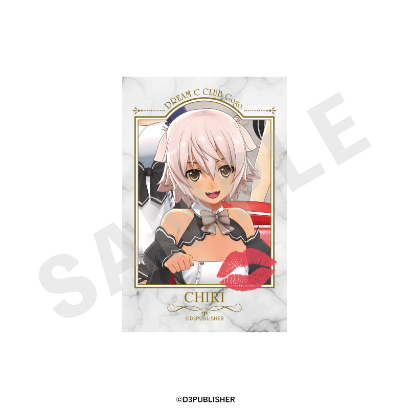 ドリームクラブGogo. のグッズ、ちりのフォト風カードの画像です