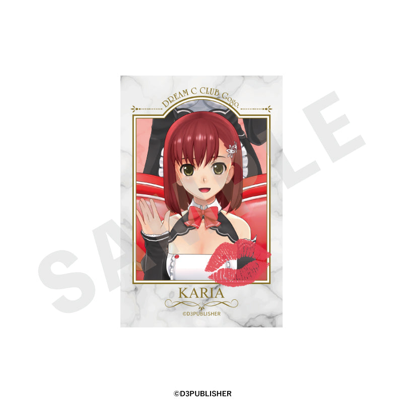 ドリームクラブGogo. のグッズ、花里愛のフォト風カードの画像です
