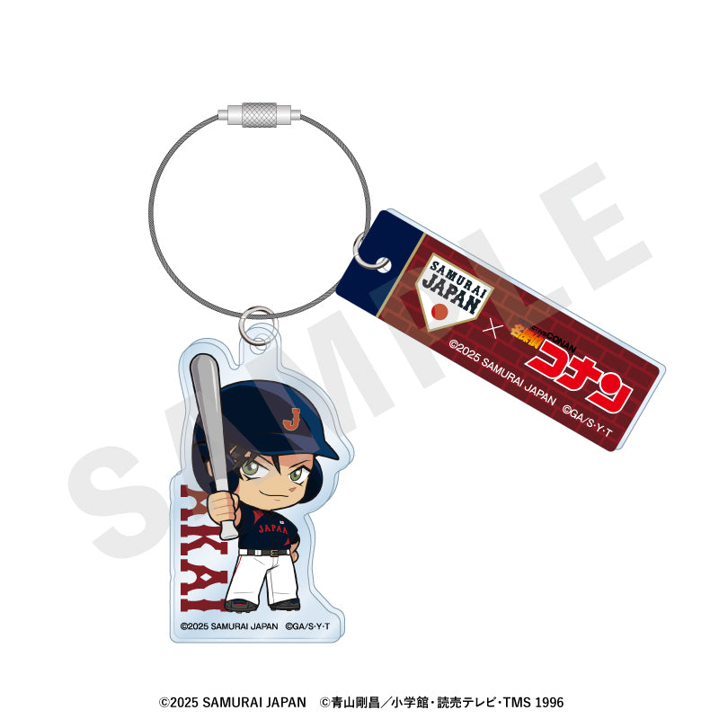 野球日本代表「侍ジャパン」×TVアニメ「名探偵コナン」 のグッズ、赤井秀一のアクリルキーホルダーの画像です