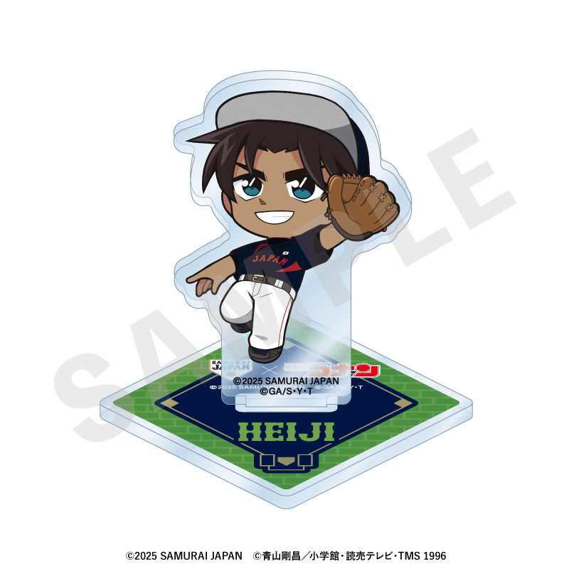 野球日本代表「侍ジャパン」×TVアニメ「名探偵コナン」 のグッズ、服部平次のアクリルスタンドの画像です