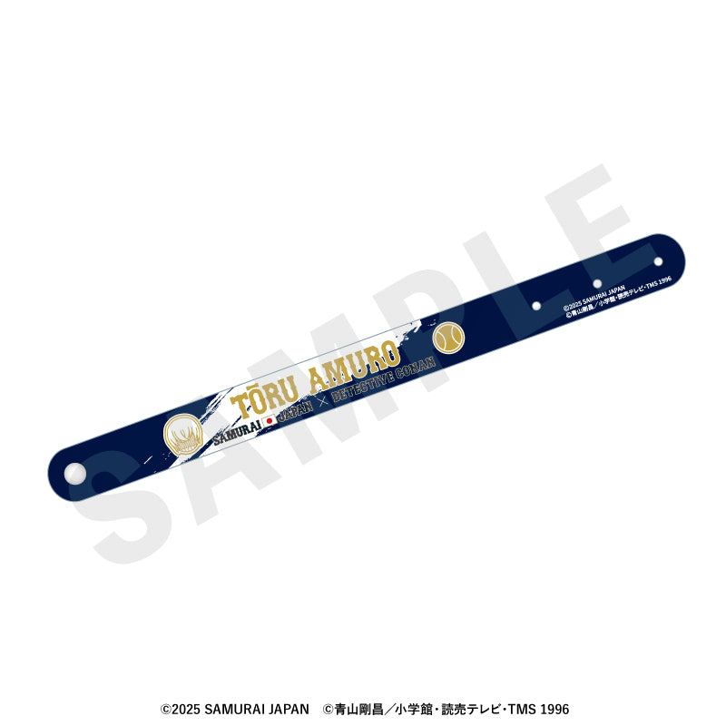 野球日本代表「侍ジャパン」×TVアニメ「名探偵コナン」 のグッズ、安室透のリストバンドの画像です