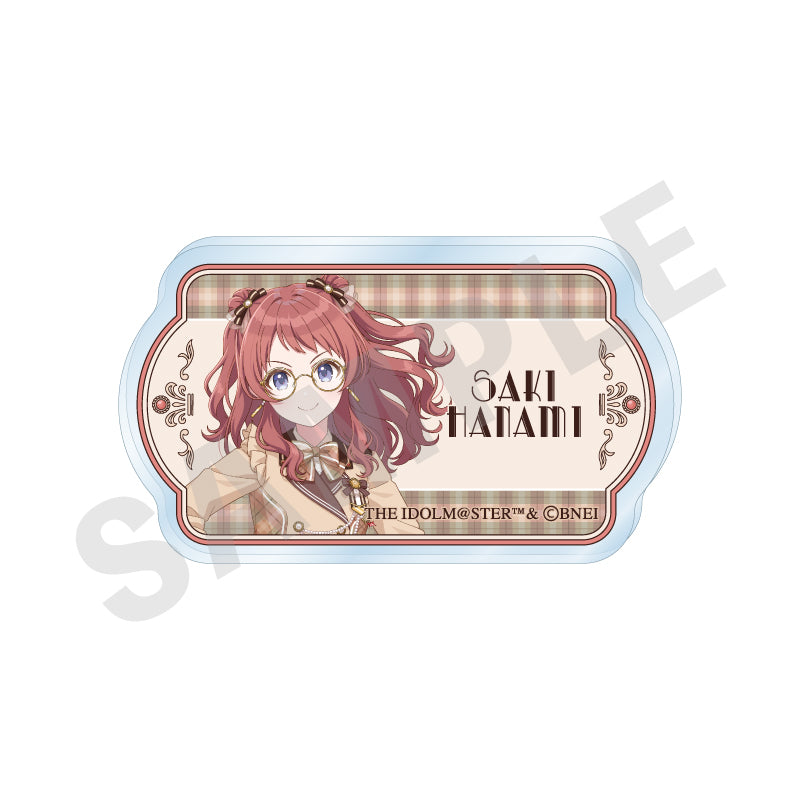 学園アイドルマスター のグッズ、花海 咲季のネームバッジの画像です