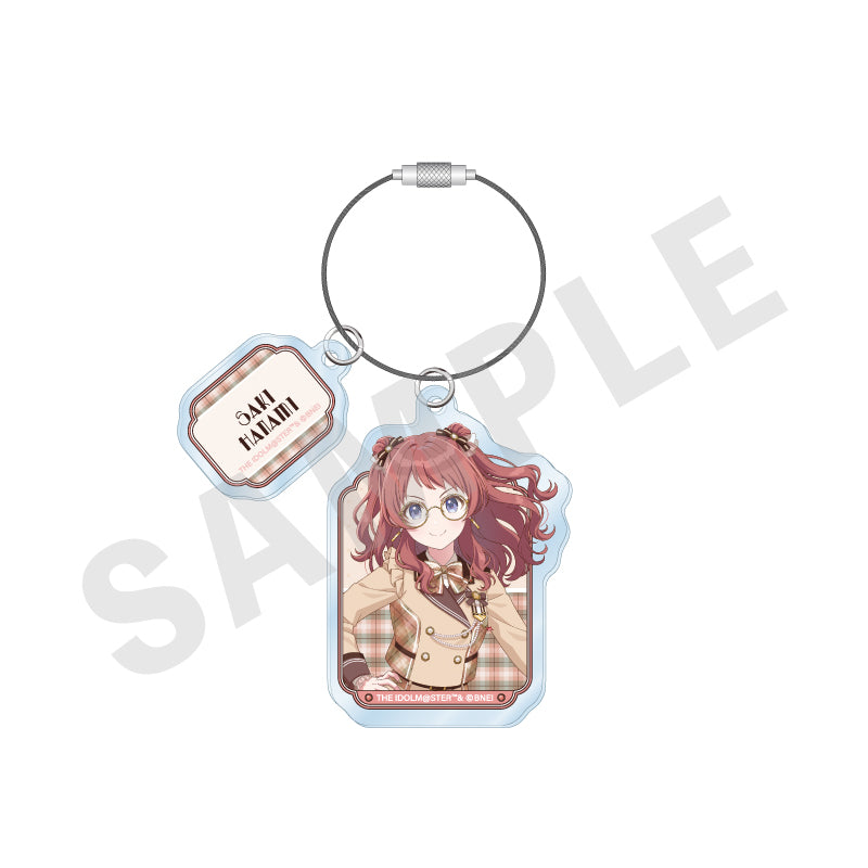 学園アイドルマスター のグッズ、花海 咲季のワイヤーアクリルキーホルダーの画像です