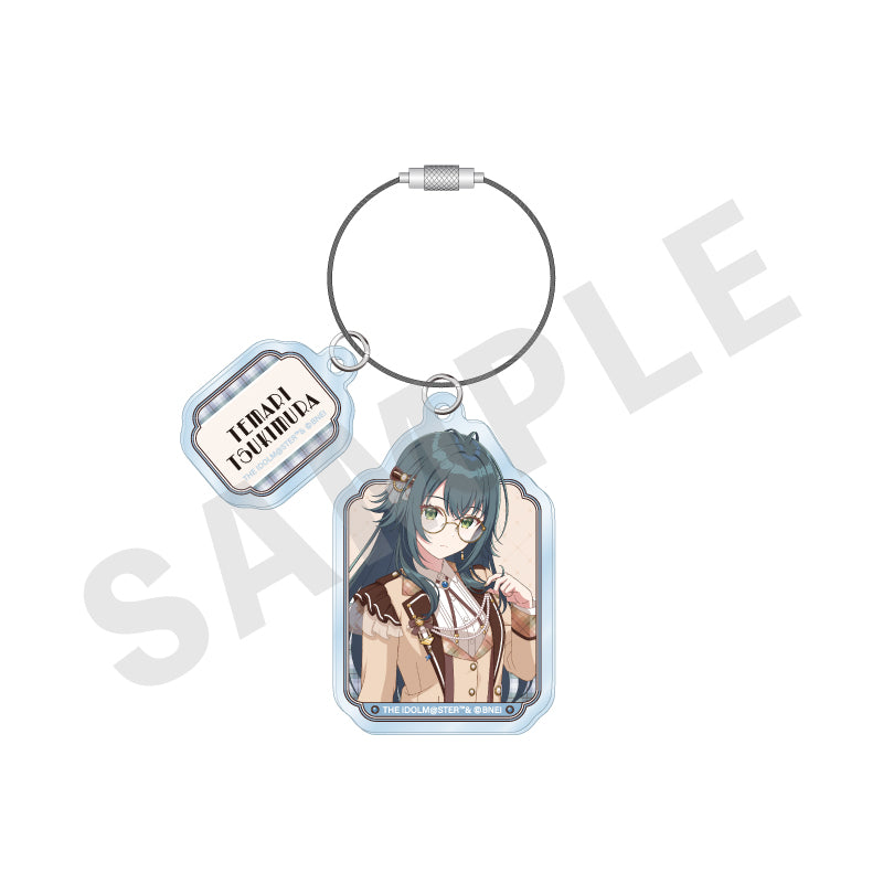 学園アイドルマスター のグッズ、月村 手毬のワイヤーアクリルキーホルダーの画像です