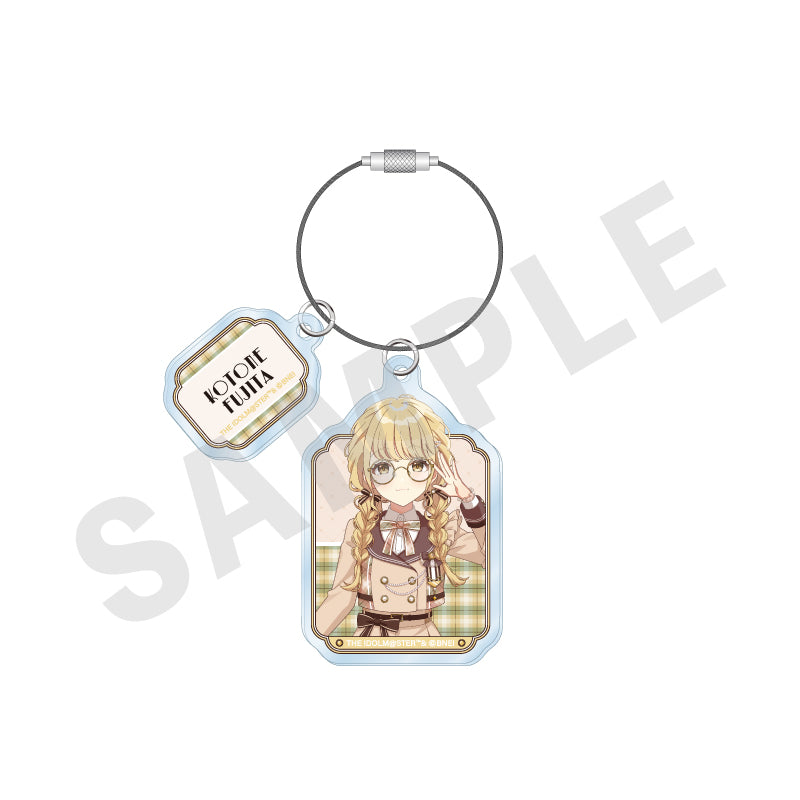 学園アイドルマスター のグッズ、藤田 ことねのワイヤーアクリルキーホルダーの画像です