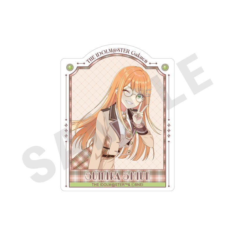 学園アイドルマスター のグッズ、紫雲 清夏のステッカーの画像です