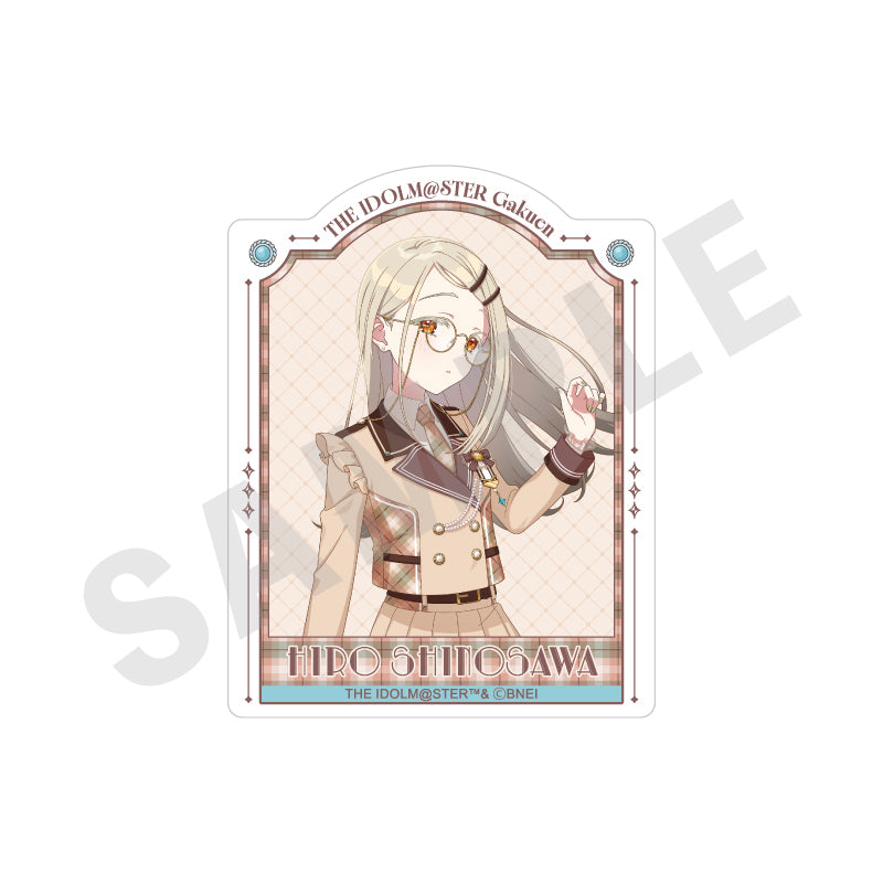 学園アイドルマスター のグッズ、篠澤 広のステッカーの画像です
