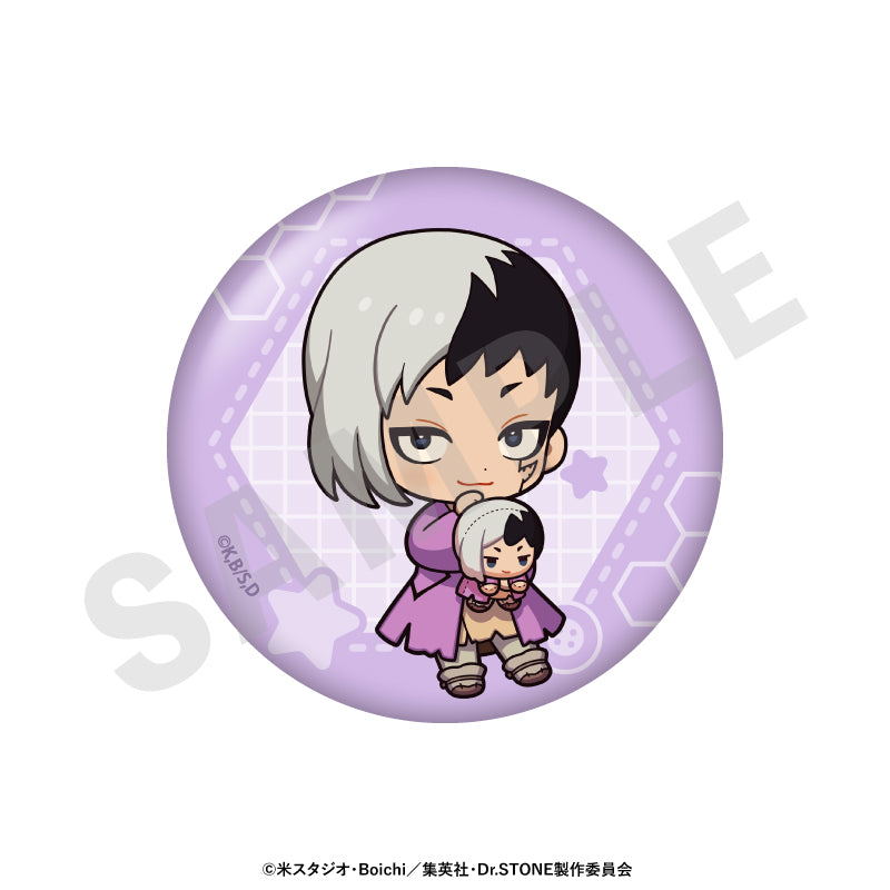 Ｄｒ．ＳＴＯＮＥ のグッズ、石神千空・あさぎりゲン・七海龍水・Dr.ゼノ・スタンリー・スナイダーの缶バッジの3枚目の画像です