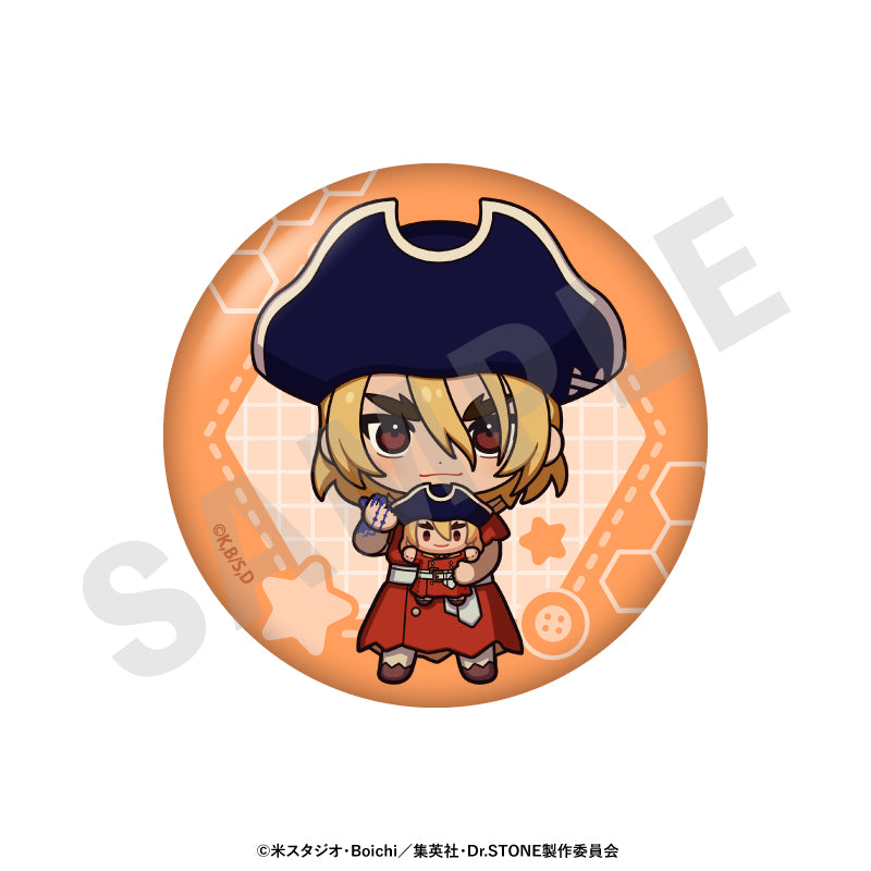 Ｄｒ．ＳＴＯＮＥ のグッズ、石神千空・あさぎりゲン・七海龍水・Dr.ゼノ・スタンリー・スナイダーの缶バッジの4枚目の画像です