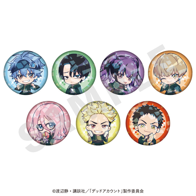 TVアニメ『デッドアカウント』 のグッズ、缶バッジの1枚目の画像です