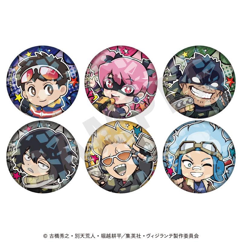 TVアニメ『ヴィジランテ -僕のヒーローアカデミア ILLEGALS-』 のグッズ、缶バッジの1枚目の画像です