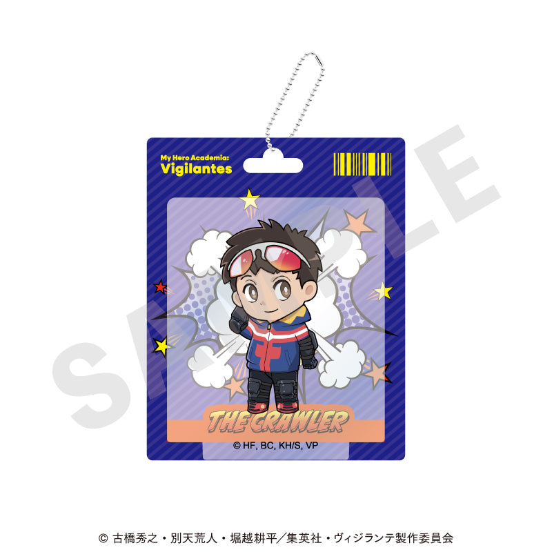 TVアニメ『ヴィジランテ -僕のヒーローアカデミア ILLEGALS-』 のグッズ、灰廻航一のアクリルキーホルダーの画像です