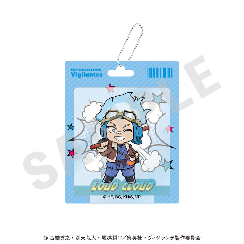 TVアニメ『ヴィジランテ -僕のヒーローアカデミア ILLEGALS-』 のグッズ、ラウドクラウドのアクリルキーホルダーの画像です