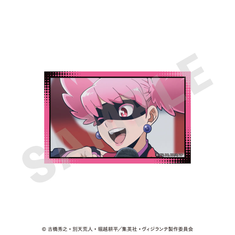 TVアニメ『ヴィジランテ -僕のヒーローアカデミア ILLEGALS-』 のグッズ、ポップ☆ステップのトレーディングカードの画像です