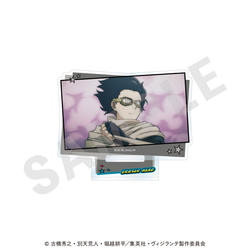 TVアニメ『ヴィジランテ -僕のヒーローアカデミア ILLEGALS-』 のグッズ、イレイザーヘッドのアクリルスタンドの画像です