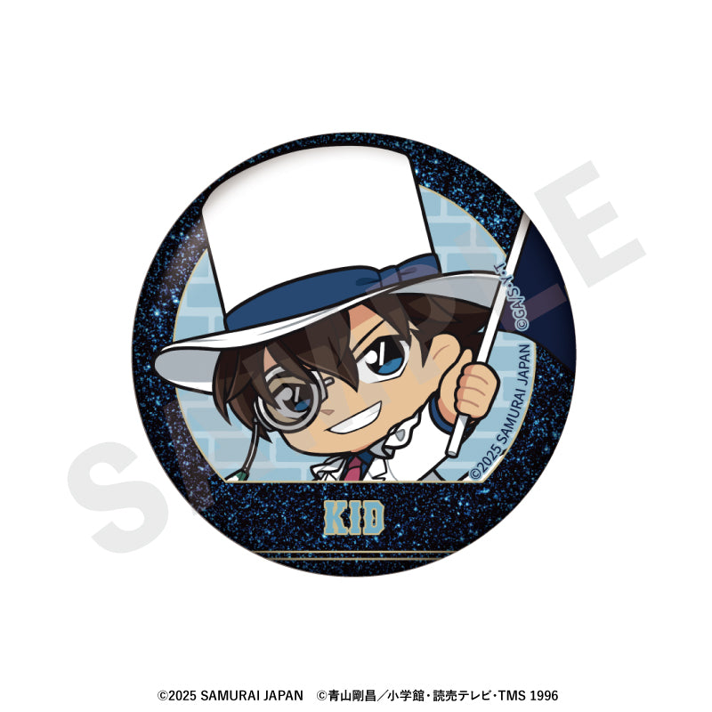 野球日本代表「侍ジャパン」×TVアニメ「名探偵コナン」 のグッズ、怪盗キッドの缶バッジの画像です