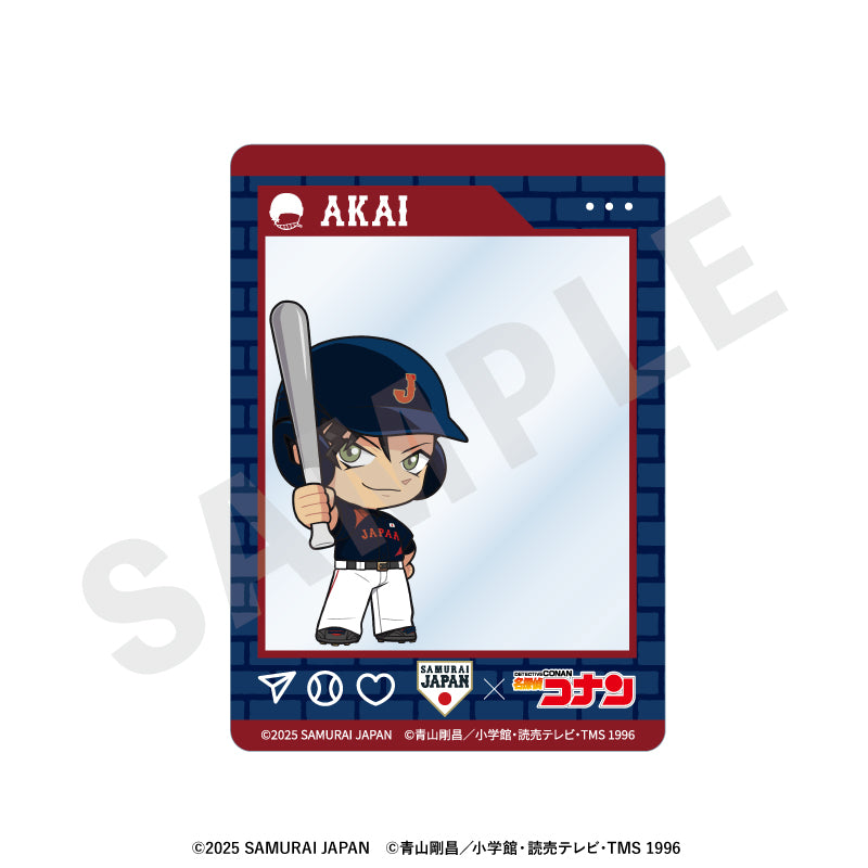 野球日本代表「侍ジャパン」×TVアニメ「名探偵コナン」 のグッズ、赤井秀一のアクリルカードの画像です