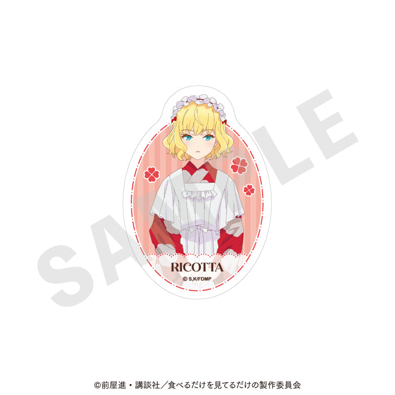 TVアニメ「メイドさんは食べるだけ」 のグッズ、リコッタ・フレスカのステッカーの2枚目の画像です