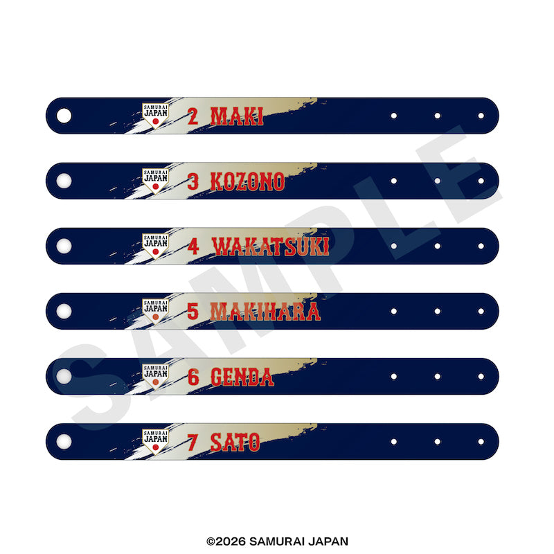 野球日本代表 侍ジャパン のグッズ、リストバンドの2枚目の画像です