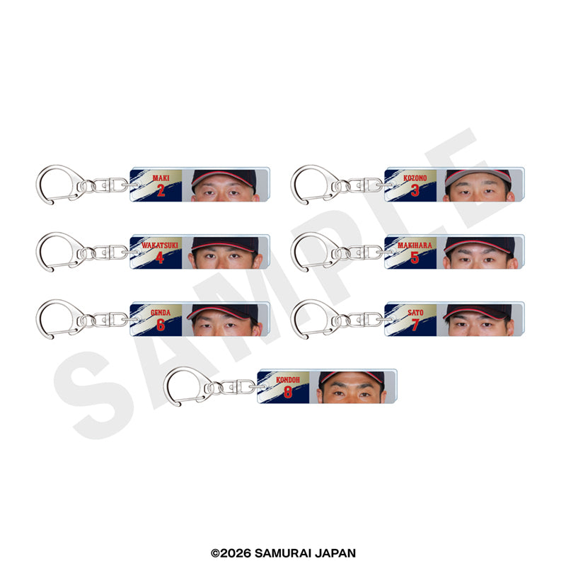 野球日本代表 侍ジャパン のグッズ、アクリルキーホルダーの2枚目の画像です