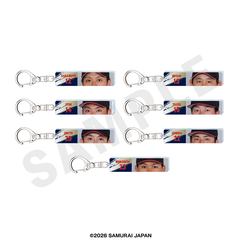 野球日本代表 侍ジャパン のグッズ、アクリルキーホルダーの3枚目の画像です