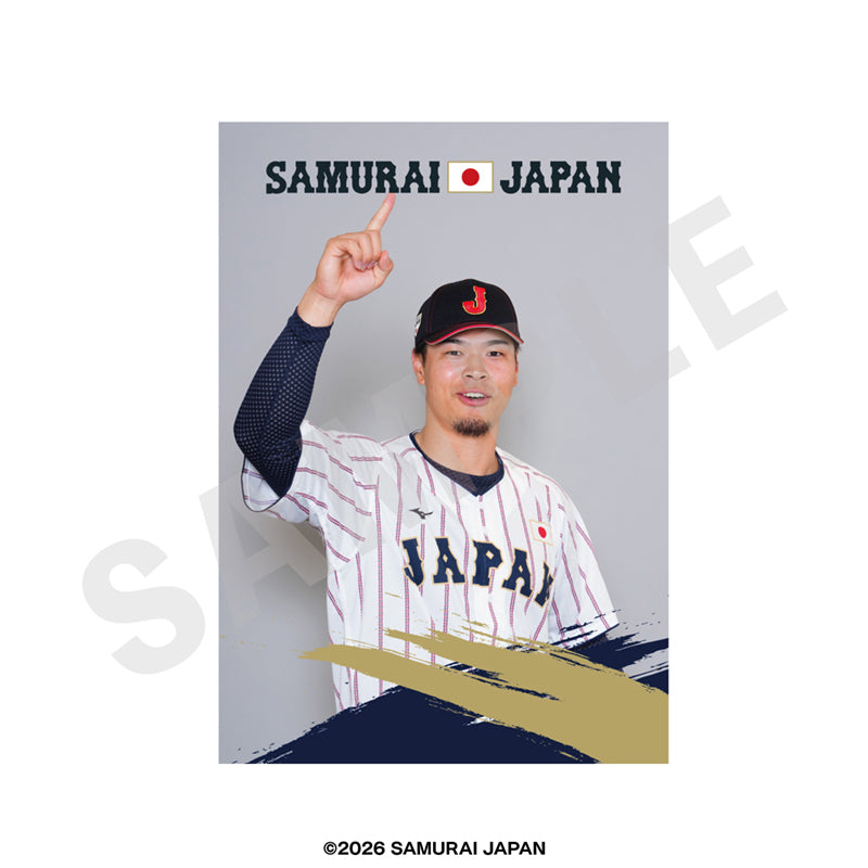 野球日本代表 侍ジャパン のグッズ、佐藤輝明のブロマイドの画像です