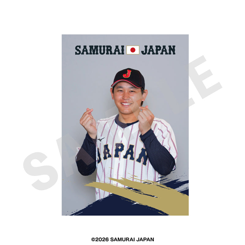 野球日本代表 侍ジャパン のグッズ、宮城大弥のブロマイドの画像です