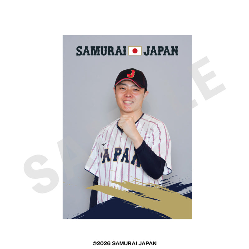 野球日本代表 侍ジャパン のグッズ、松本裕樹のブロマイドの画像です
