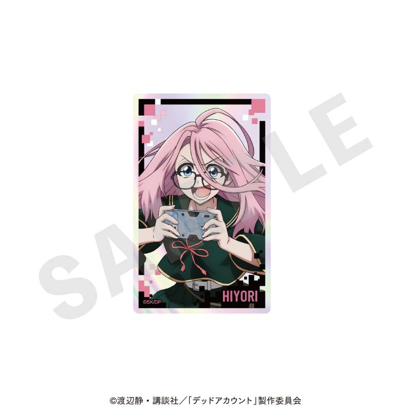 TVアニメ『デッドアカウント』 のグッズ、灰島ひよりのオーロラステッカーの2枚目の画像です