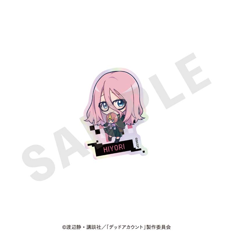 TVアニメ『デッドアカウント』 のグッズ、灰島ひよりのオーロラステッカーの3枚目の画像です
