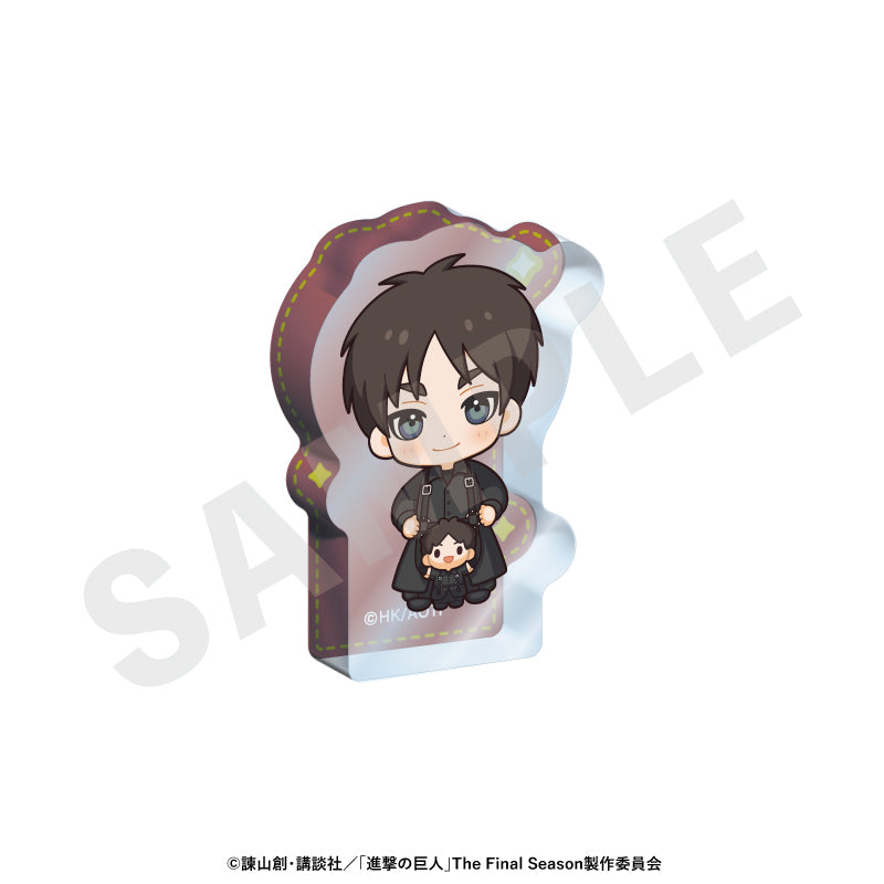 進撃の巨人 のグッズ、エレンのアクリルブロックの画像です