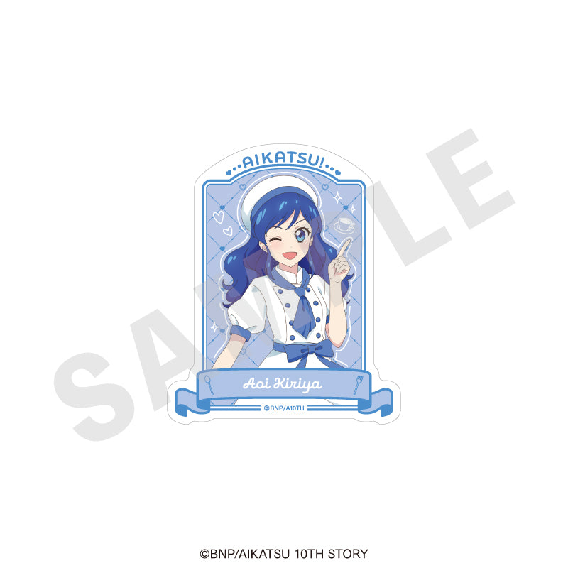 アイカツ！ 10th STORY ～未来へのSTARWAY～ のグッズ、霧矢あおいのステッカーの画像です