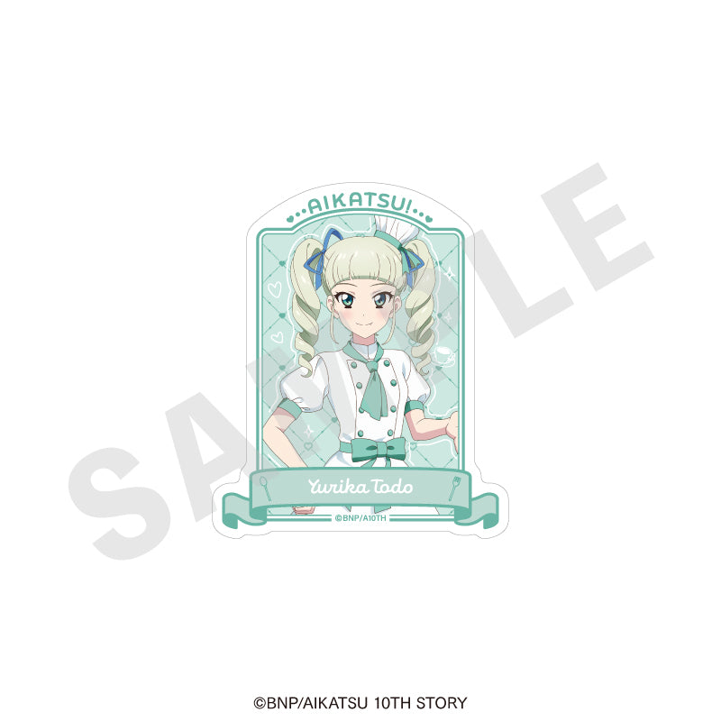 アイカツ！ 10th STORY ～未来へのSTARWAY～ のグッズ、藤堂ユリカのステッカーの画像です