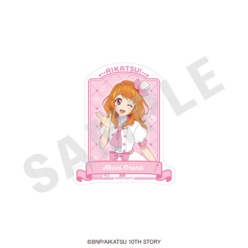 アイカツ！ 10th STORY ～未来へのSTARWAY～ のグッズ、大空あかりのステッカーの画像です