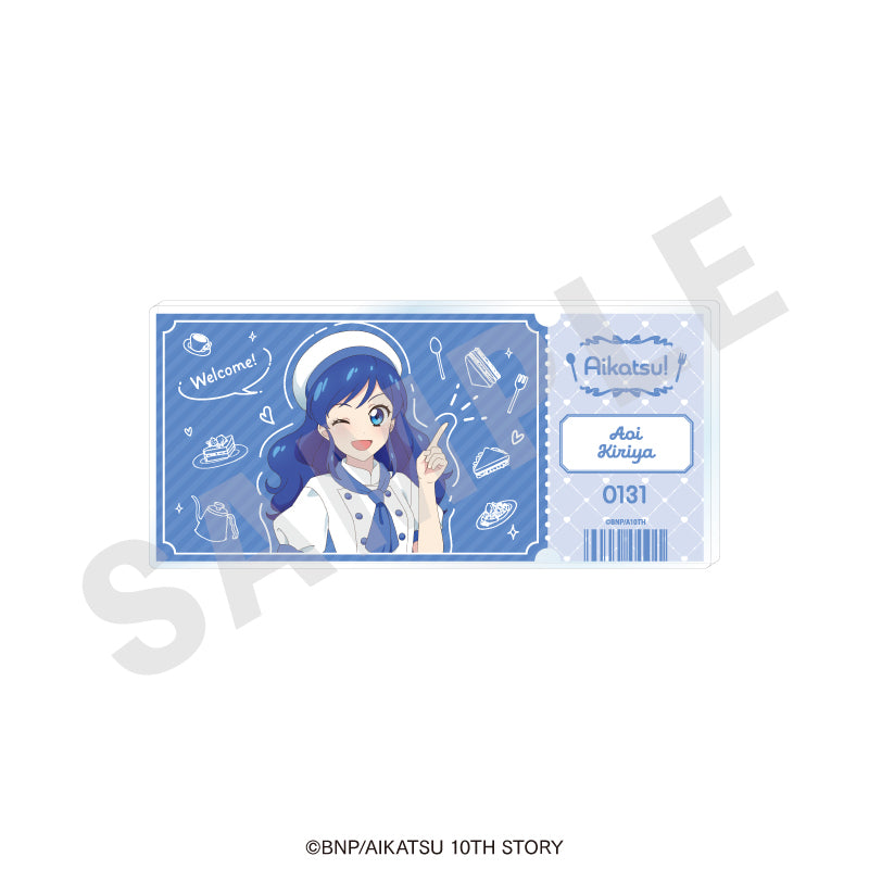アイカツ！ 10th STORY ～未来へのSTARWAY～ のグッズ、霧矢あおいのアクリルブロックの画像です