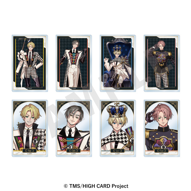 全種セット】『HIGH CARD』 トレーディングアクリルカード（全8種