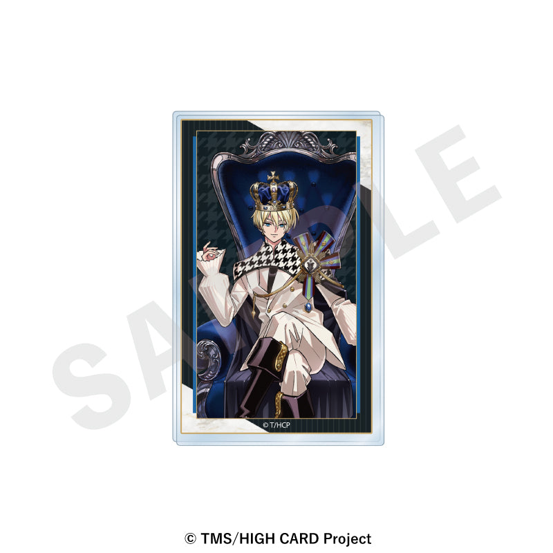 『HIGH CARD』 のグッズ、レオ・コンスタンティン・ピノクルのアクリルカードの画像です
