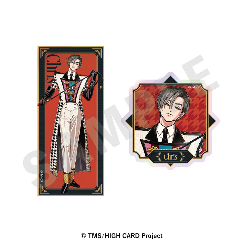 『HIGH CARD』 のグッズ、クリス・レッドグレイヴのステッカーの1枚目の画像です