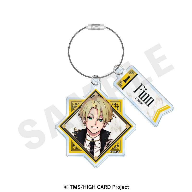 『HIGH CARD』 のグッズ、フィン・オールドマンのアクリルキーホルダーの画像です
