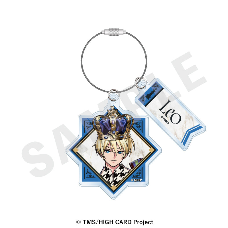 『HIGH CARD』 のグッズ、レオ・コンスタンティン・ピノクルのアクリルキーホルダーの画像です