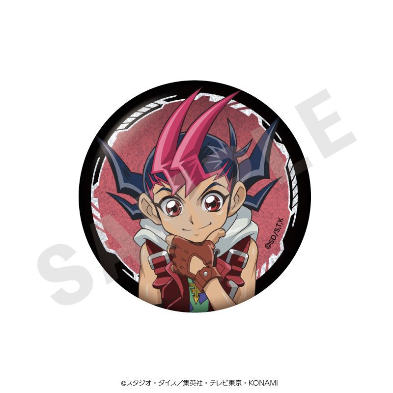 遊☆戯☆王ZEXAL のグッズ、九十九遊馬の缶バッジの画像です