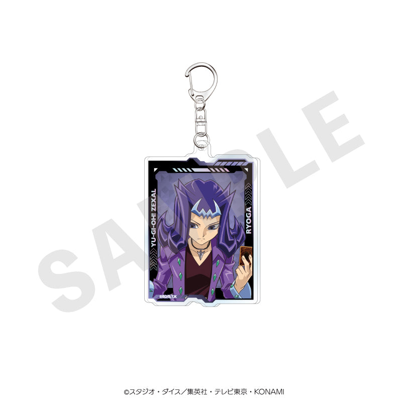 遊☆戯☆王ZEXAL のグッズ、神代凌牙のアクリルキーホルダーの画像です