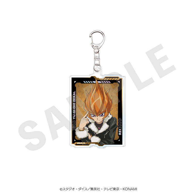 遊☆戯☆王ZEXAL のグッズ、真月零のアクリルキーホルダーの画像です