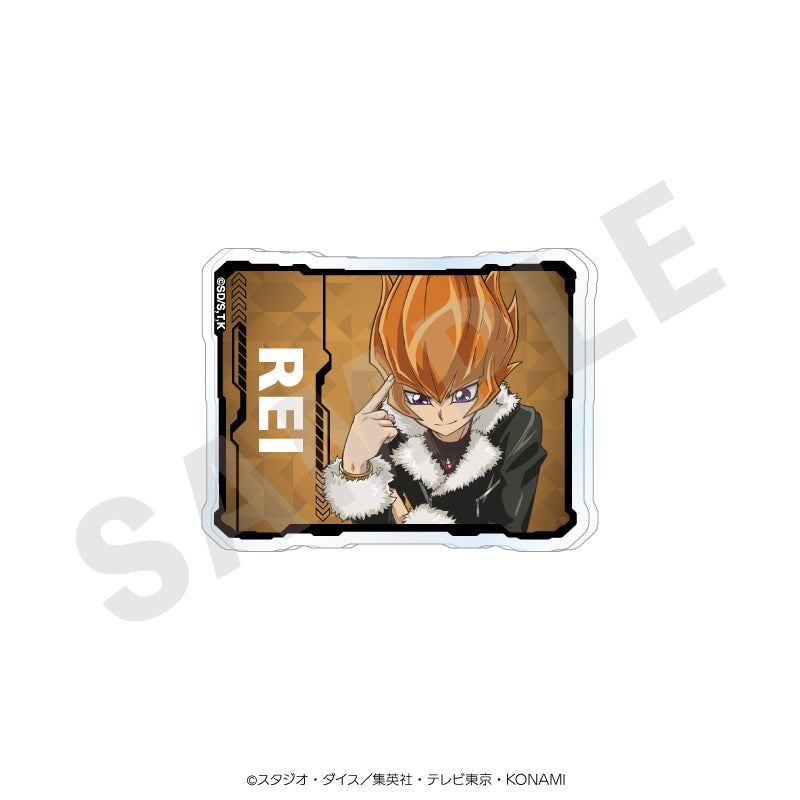 遊☆戯☆王ZEXAL のグッズ、真月零のお名前バッジの画像です