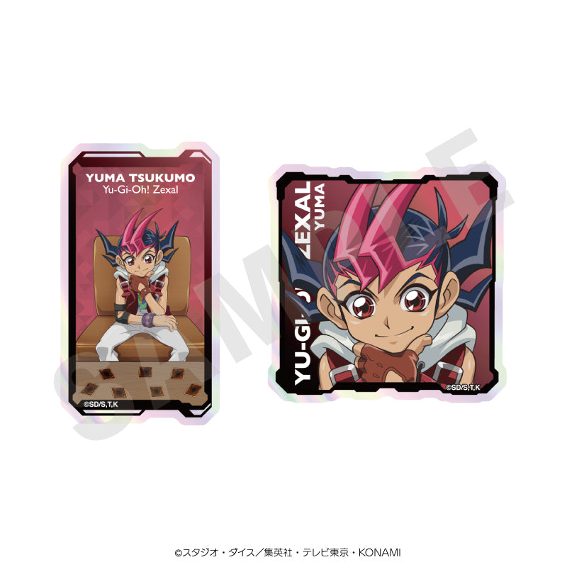遊☆戯☆王ZEXAL のグッズ、九十九遊馬のオーロラステッカーの1枚目の画像です