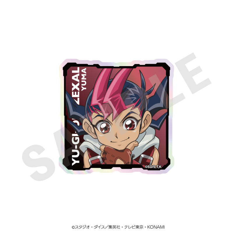 遊☆戯☆王ZEXAL のグッズ、九十九遊馬のオーロラステッカーの3枚目の画像です