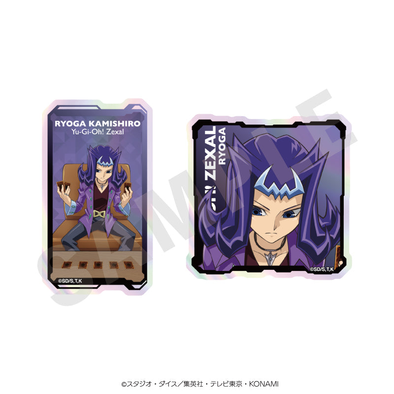 遊☆戯☆王ZEXAL のグッズ、神代凌牙のオーロラステッカーの1枚目の画像です
